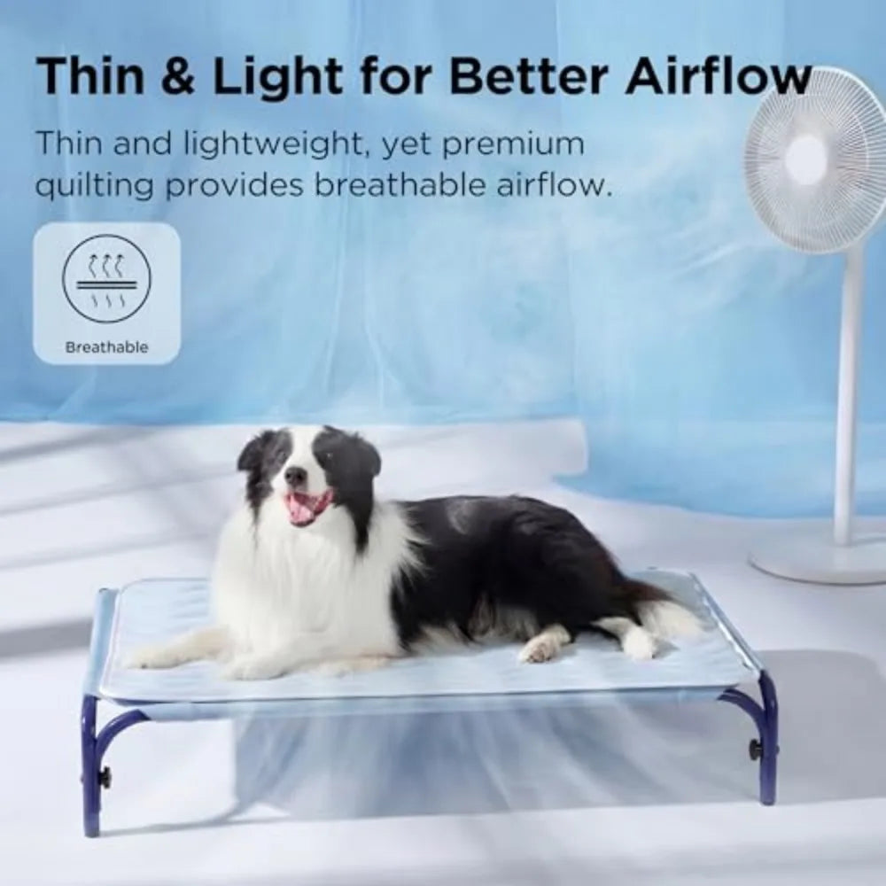 Washable Cooling Dog Mat With Qmax Breathable Fiber Design