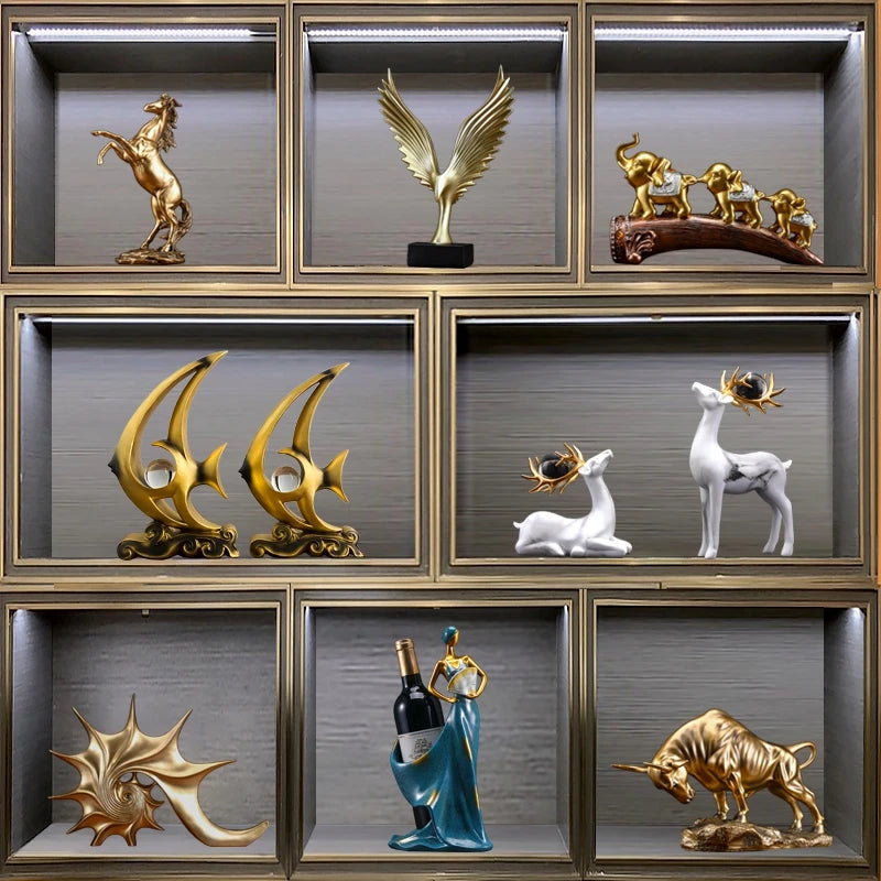 NORDICANDY Abstract Sculpture for Home and Office Decor