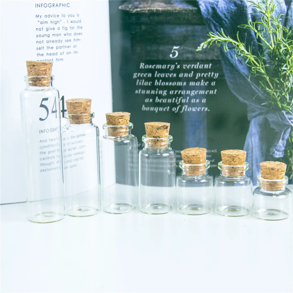 Jarvials Glass Bottles With Corks For Crafts And Storage