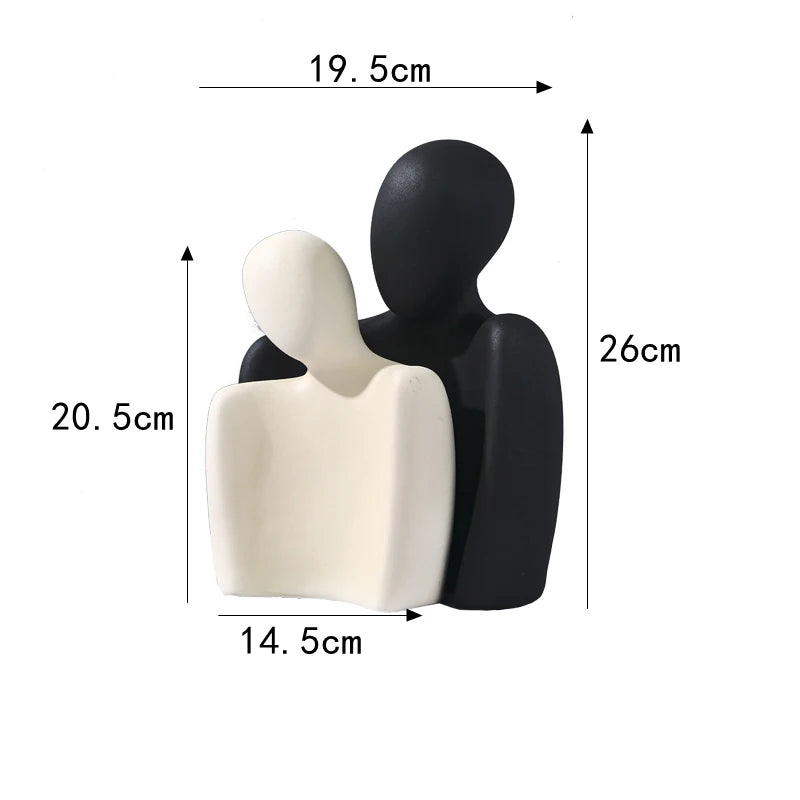 NORDICANDY Abstract Sculpture for Home and Office Decor