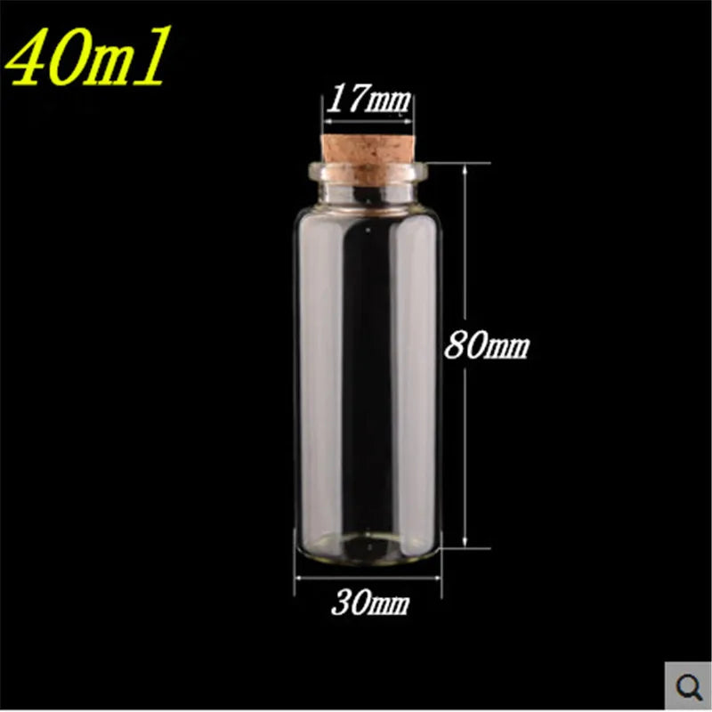 Jarvials Glass Bottles With Cork Craft Storage Jars