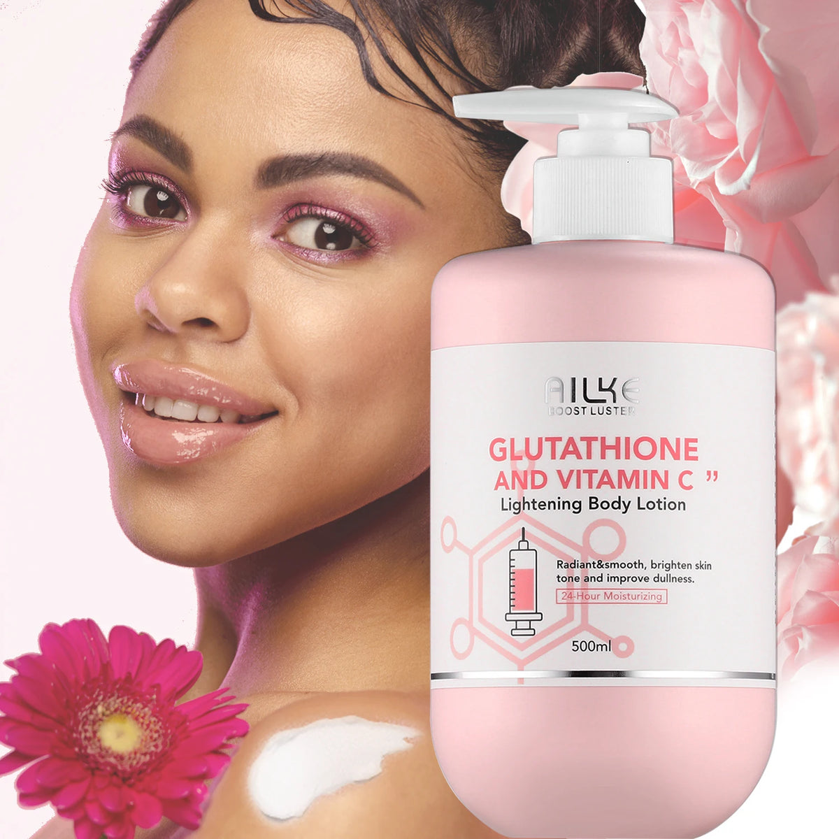 Ailke Vitamin C Glutathione Brightening Body Lotion For Radiant Skin
