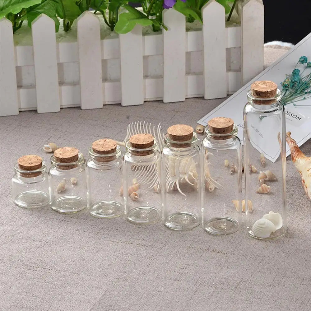 Jarvials Glass Bottles With Corks For Crafts And Storage
