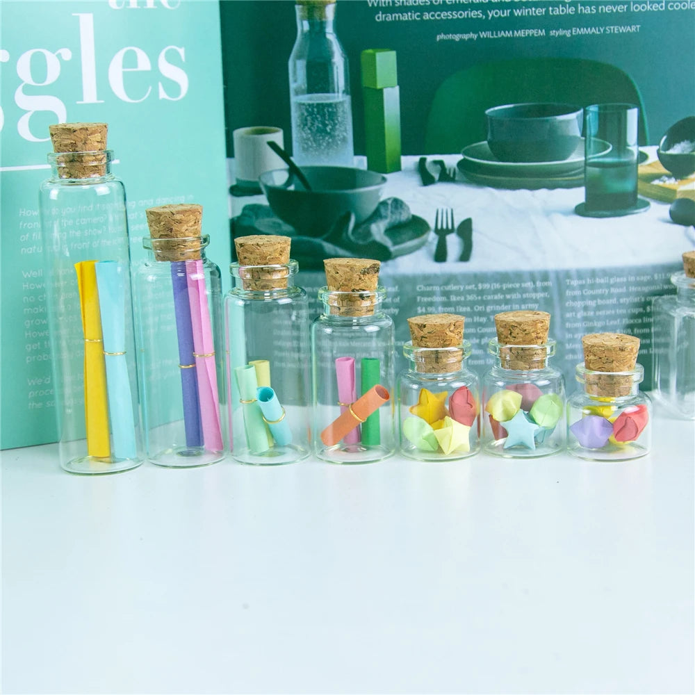 Jarvials Glass Bottles With Corks For Crafts And Storage