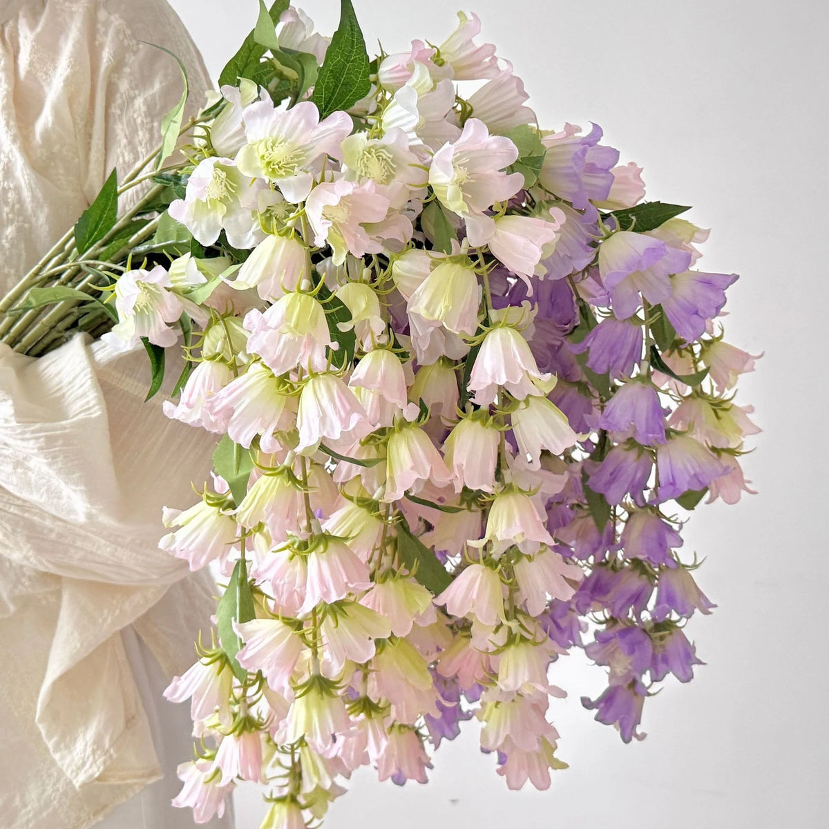 Lifelike Lily Of The Valley Silk Flower Bridal Wedding Bouquet
