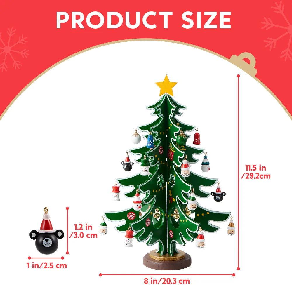 Joyfy Christmas Advent Calendar With Tree Ornaments For Kids