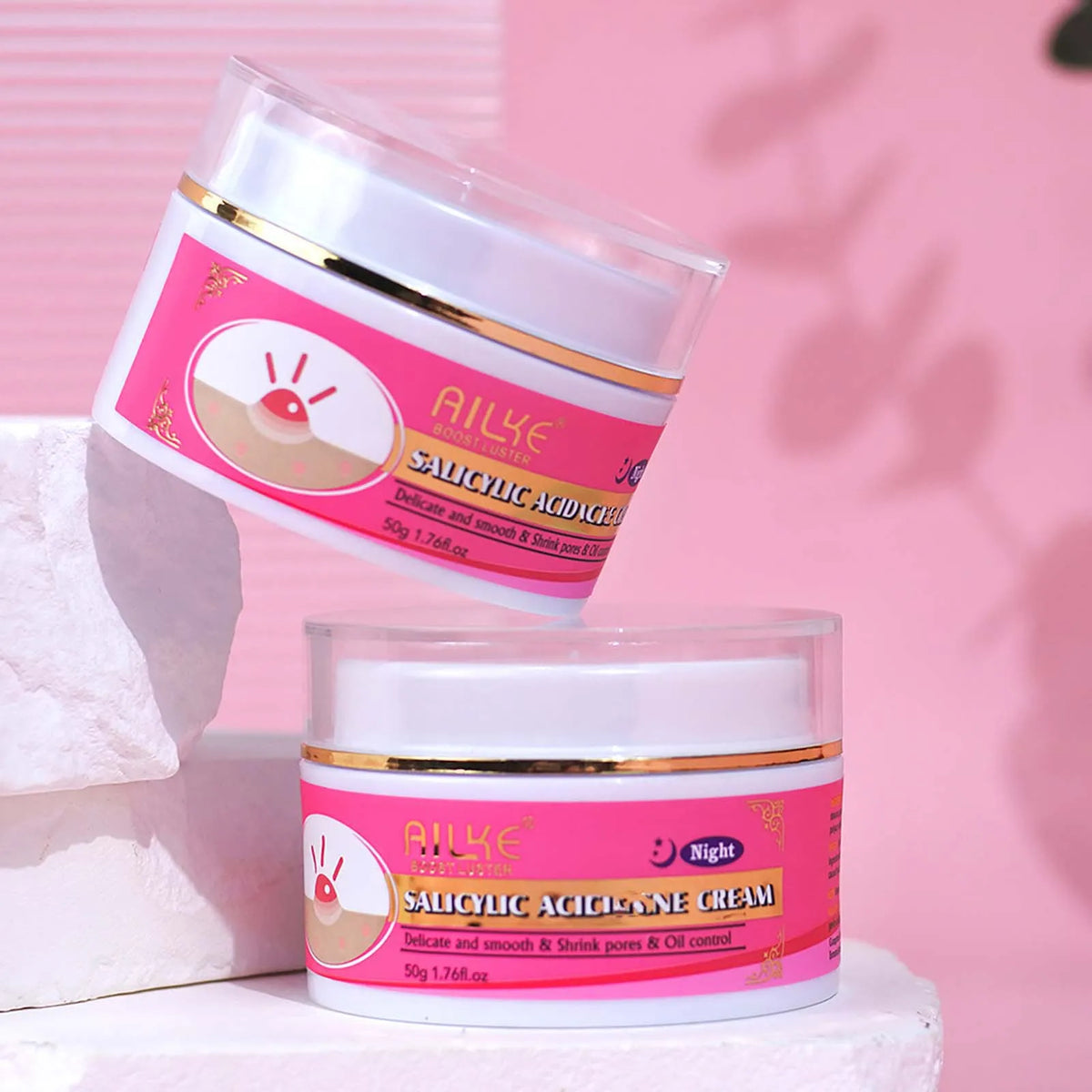 AILKE Natural Brightening Cream Set Removes Stains and Acne