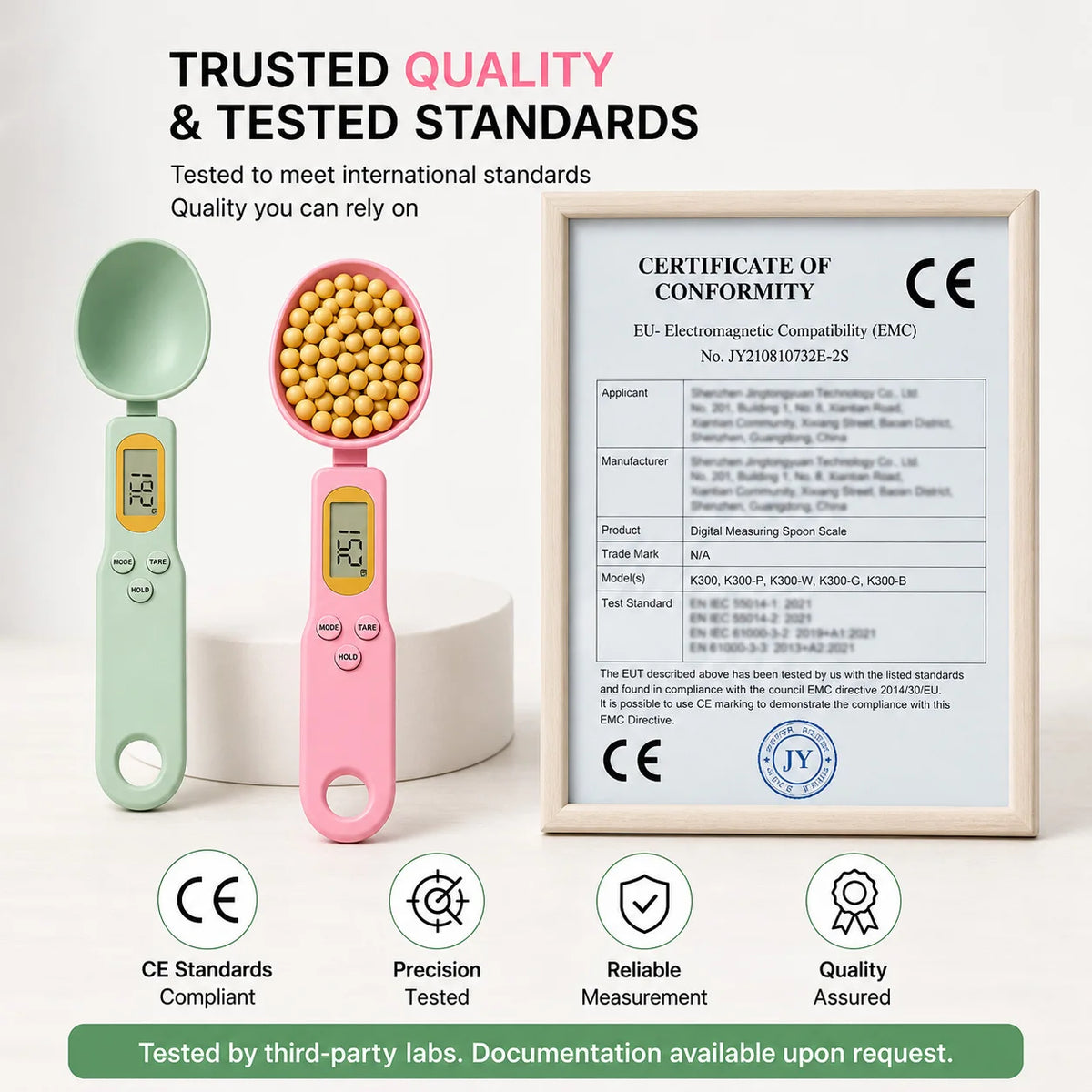 Digital Measuring Spoon Scale With LCD Display For Kitchen Use