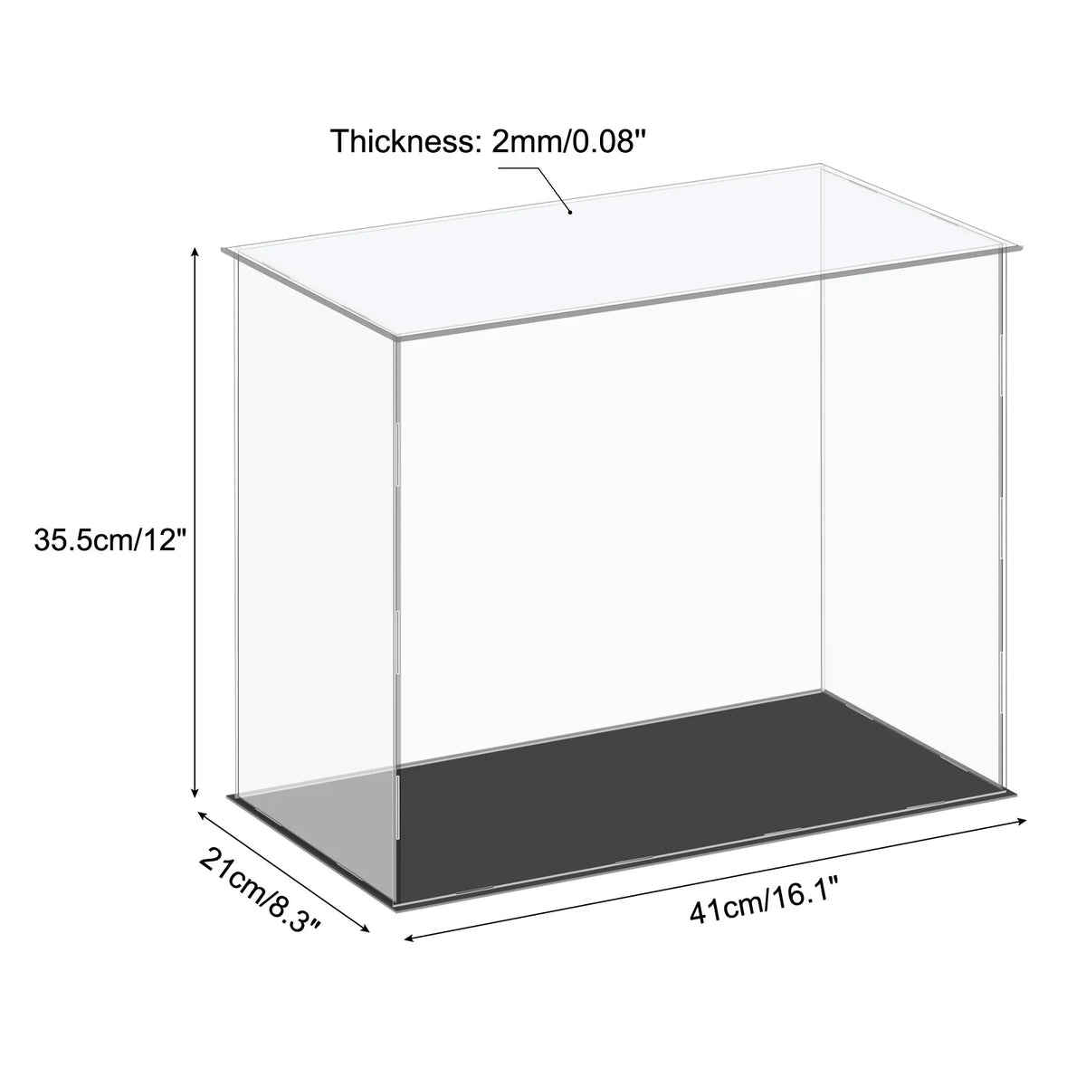 Assembled Acrylic Display Case For Collectible Figures