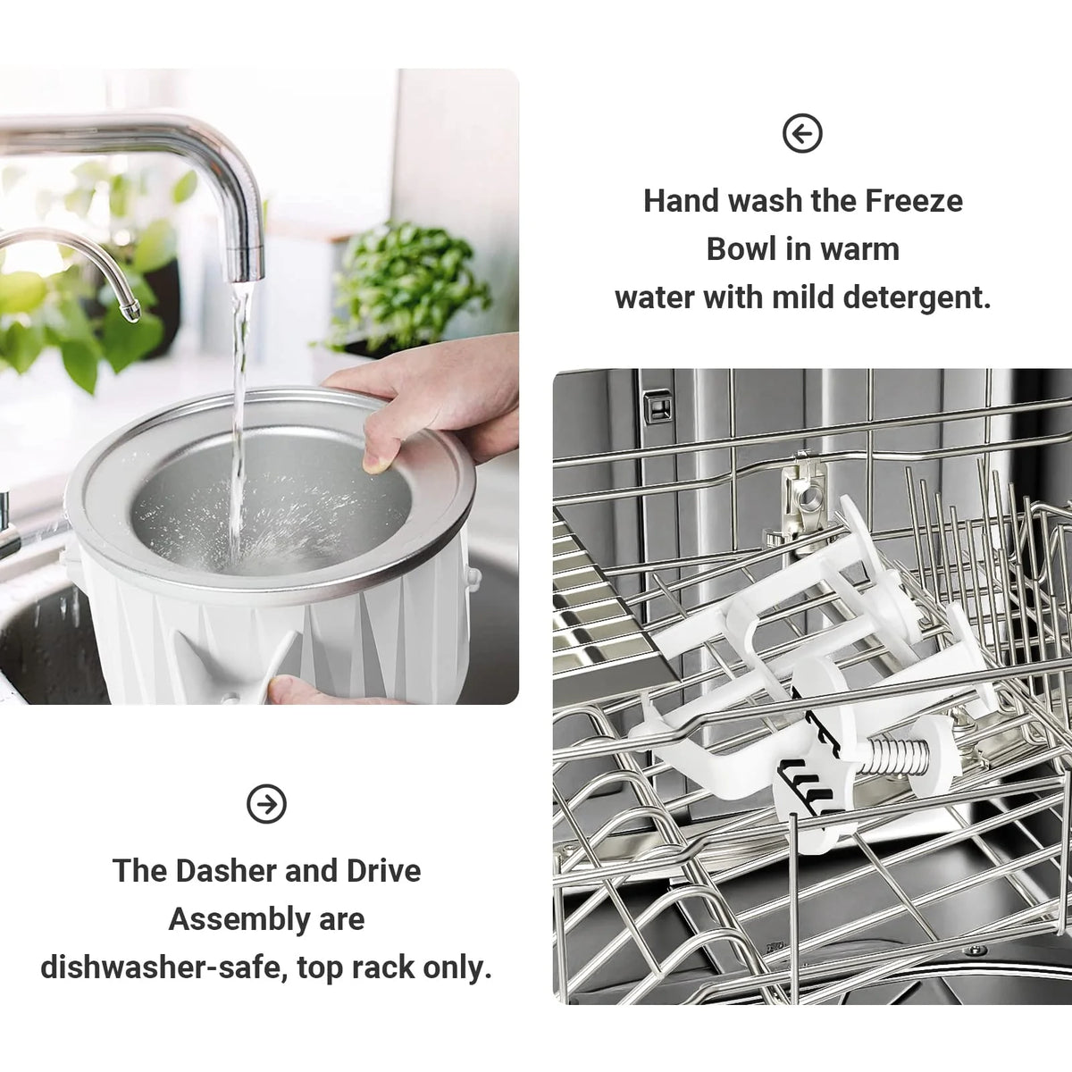 Ice Cream Maker Attachment for KitchenAid Stand Mixers
