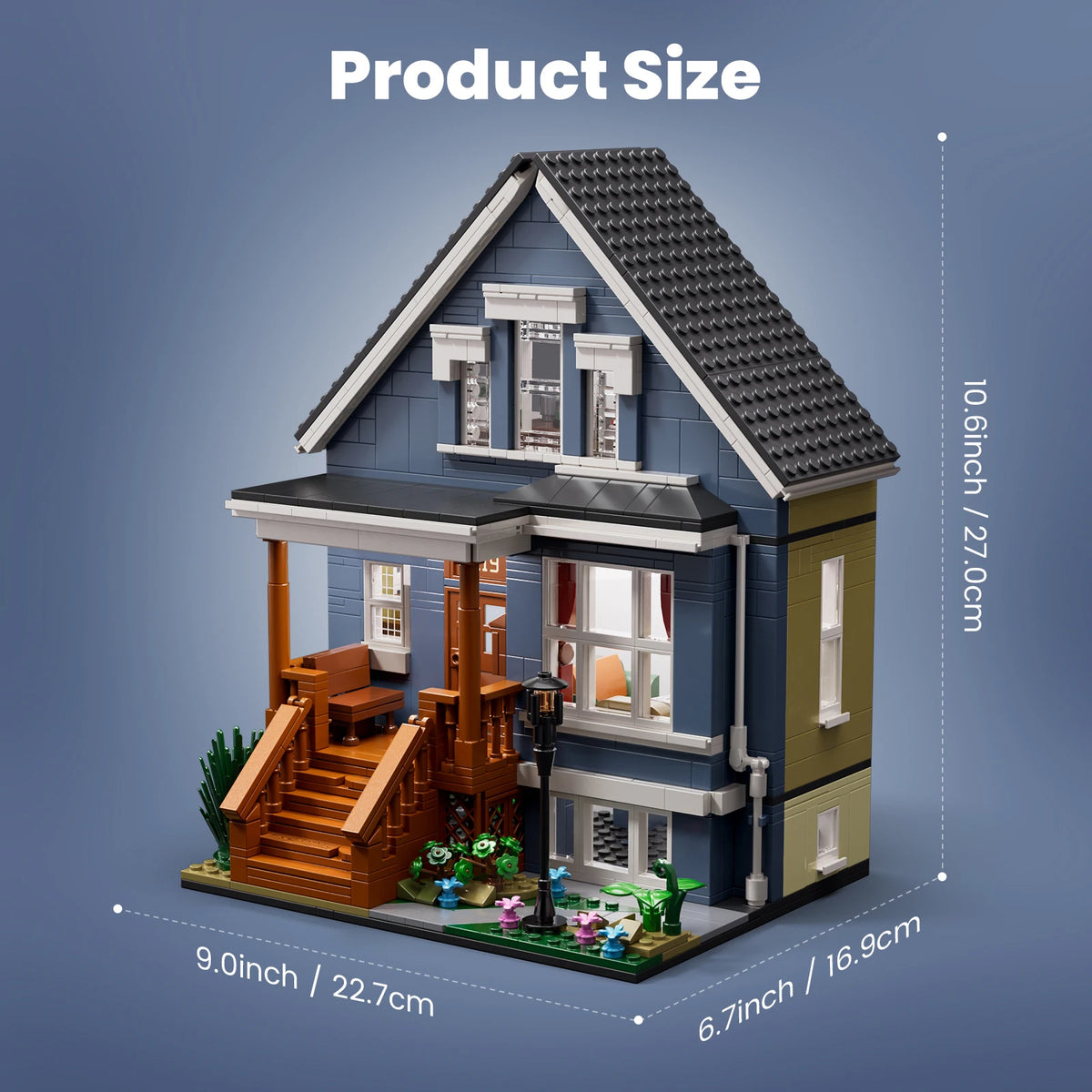 Architecture Model Building Blocks Desktop Decor DIY Gift Set