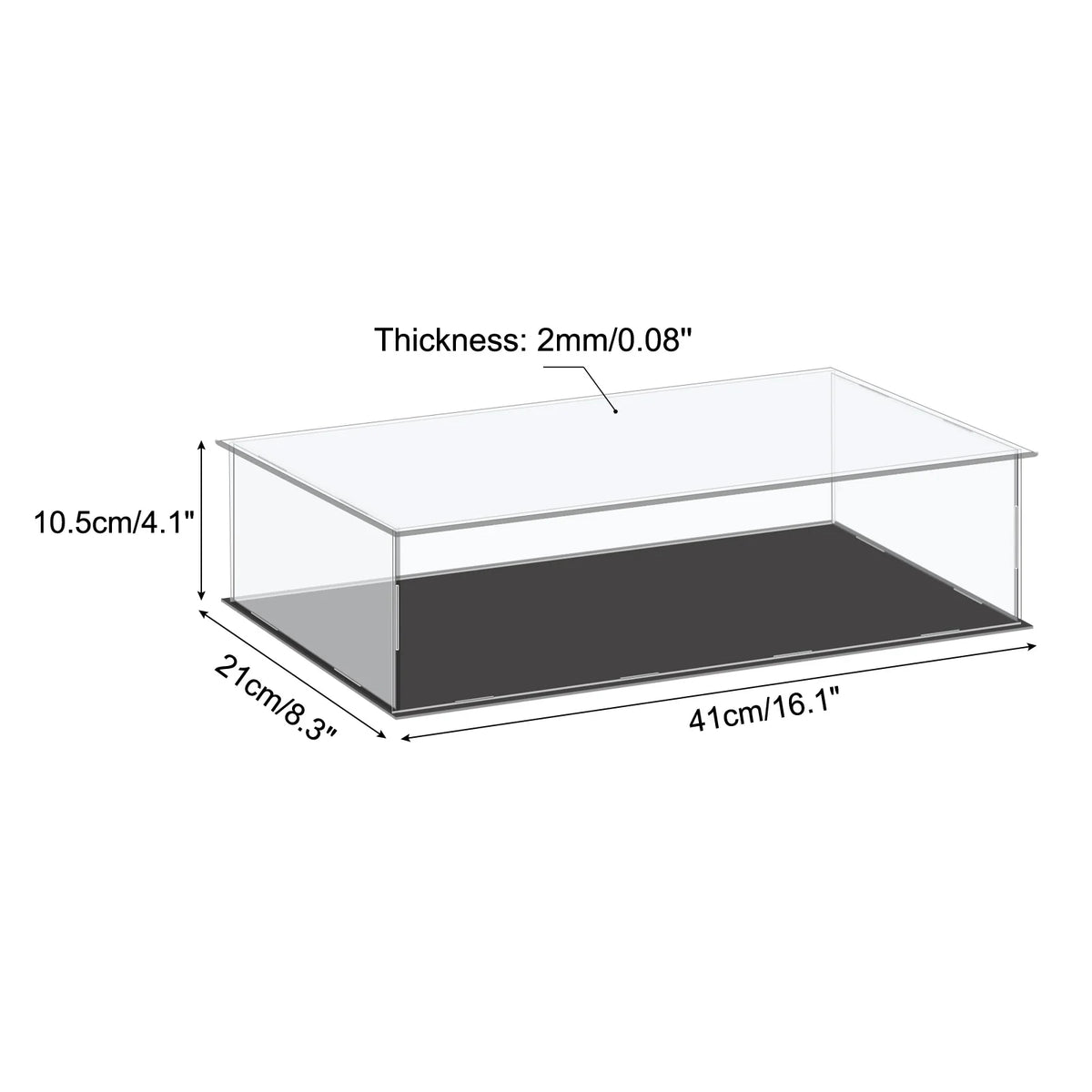 Assembled Acrylic Display Case For Collectible Figures