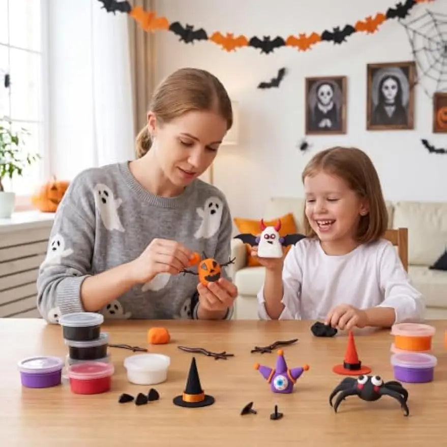 Joyfy Halloween Air Dry Clay Craft Kit For Kids Creative Fun