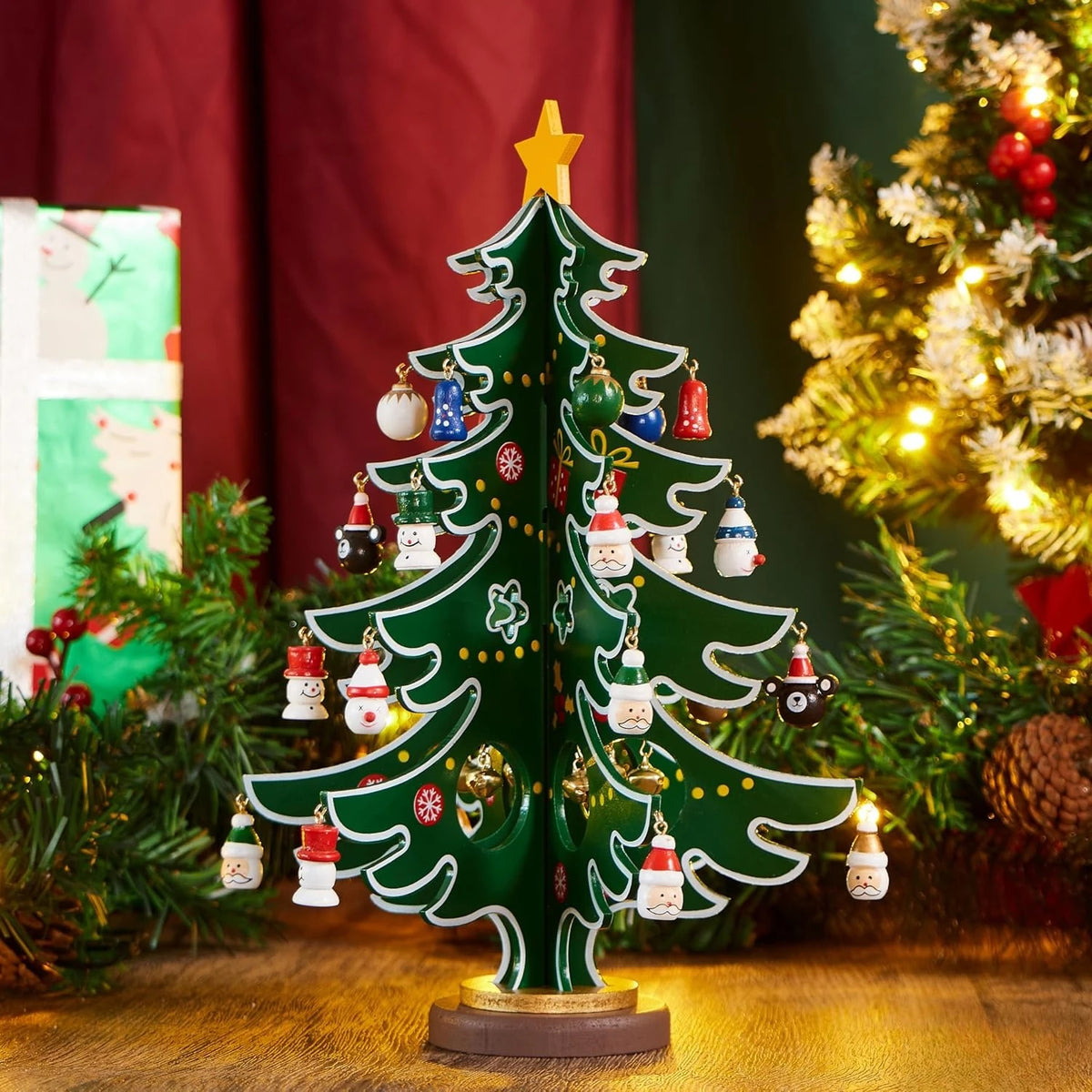 Joyfy Christmas Advent Calendar With Tree Ornaments For Kids