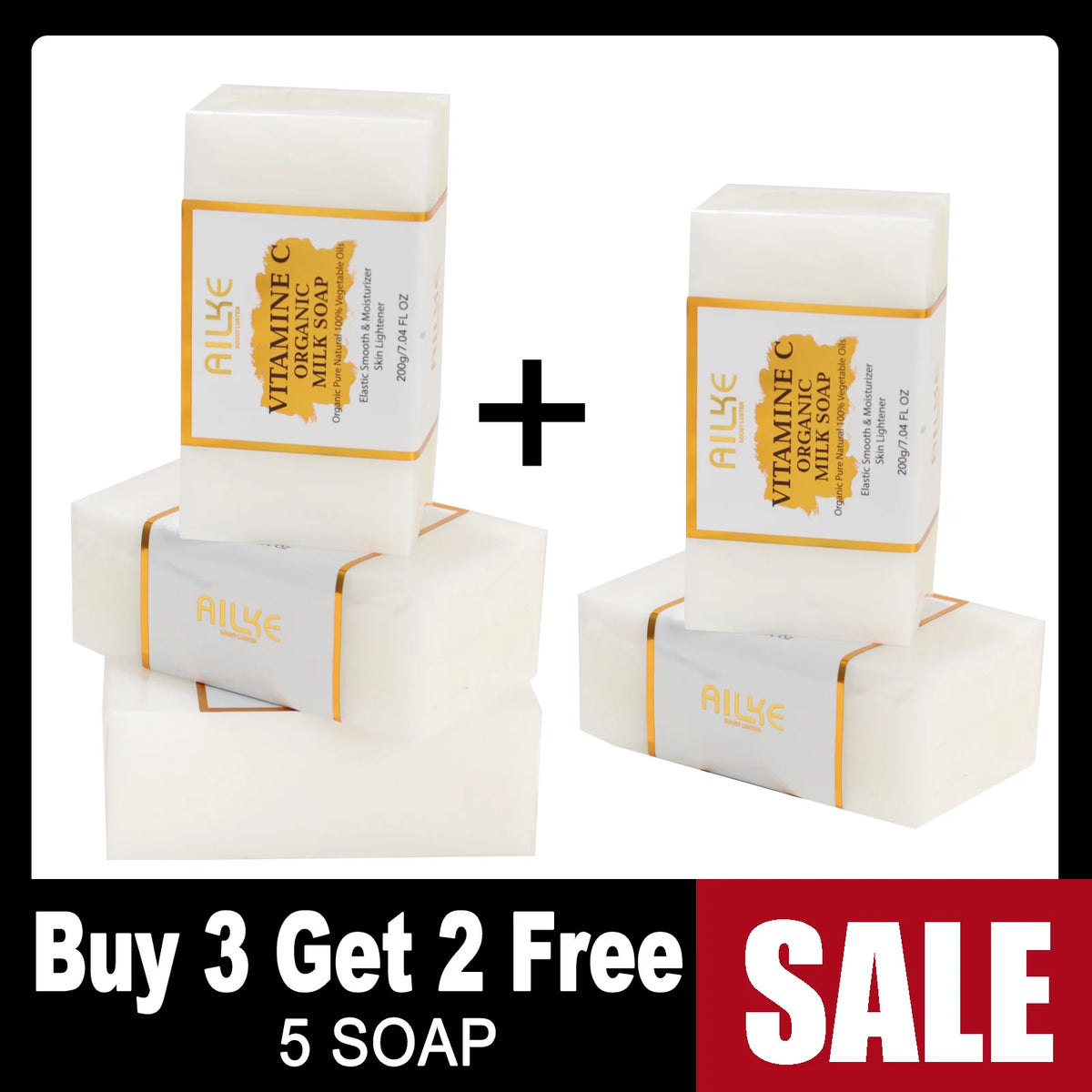 AILKE Vitamin C Set For Brightening And Even Tone Skincare Trio