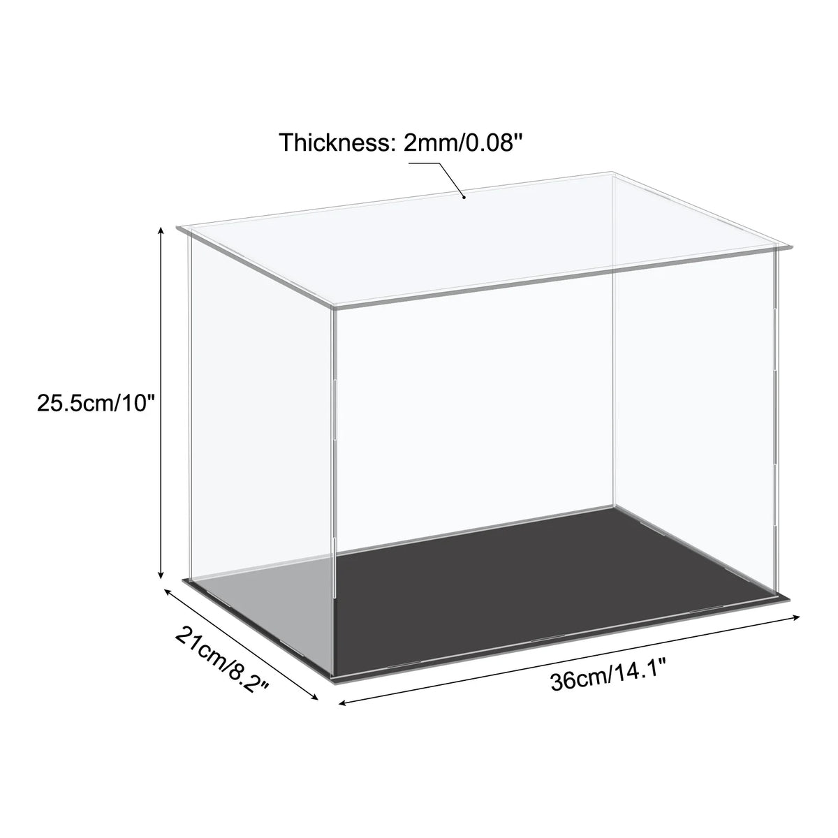 Assembled Acrylic Display Case For Collectible Figures