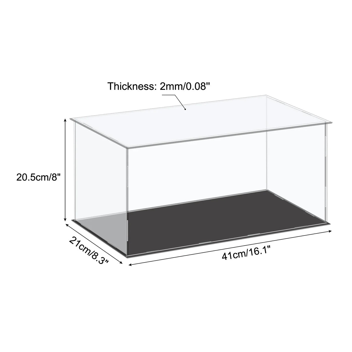 Assembled Acrylic Display Case For Collectible Figures