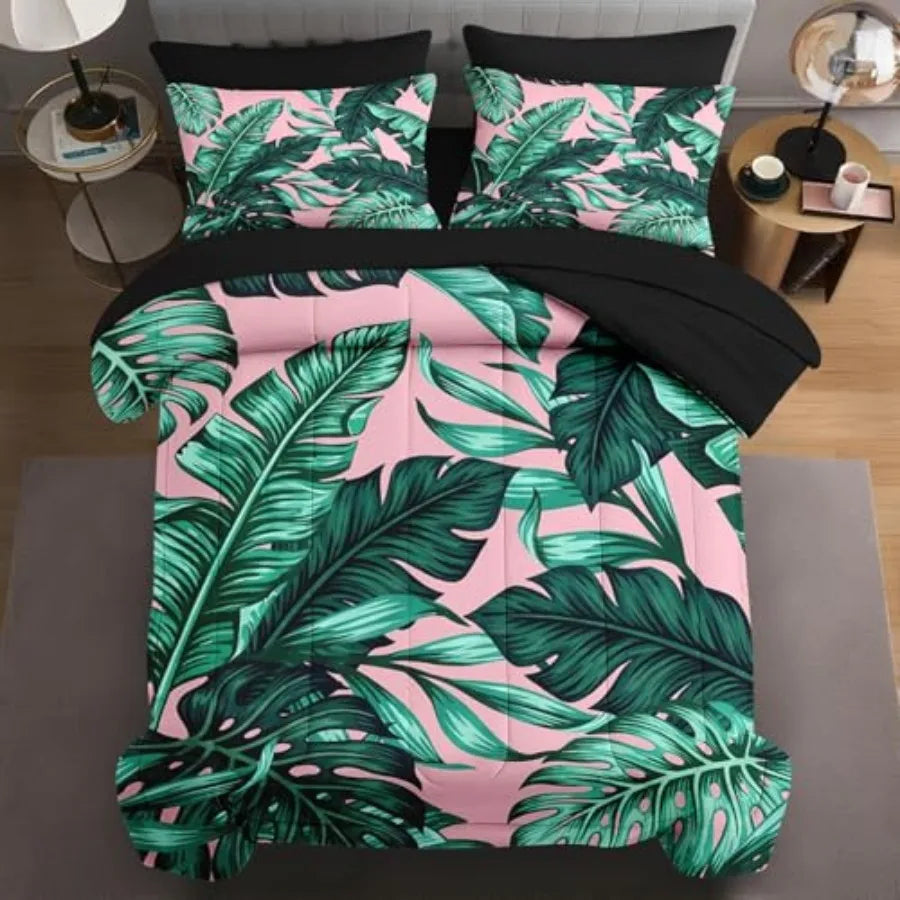 Premium Jacquard Comforter Set With Pillowcases And Shams