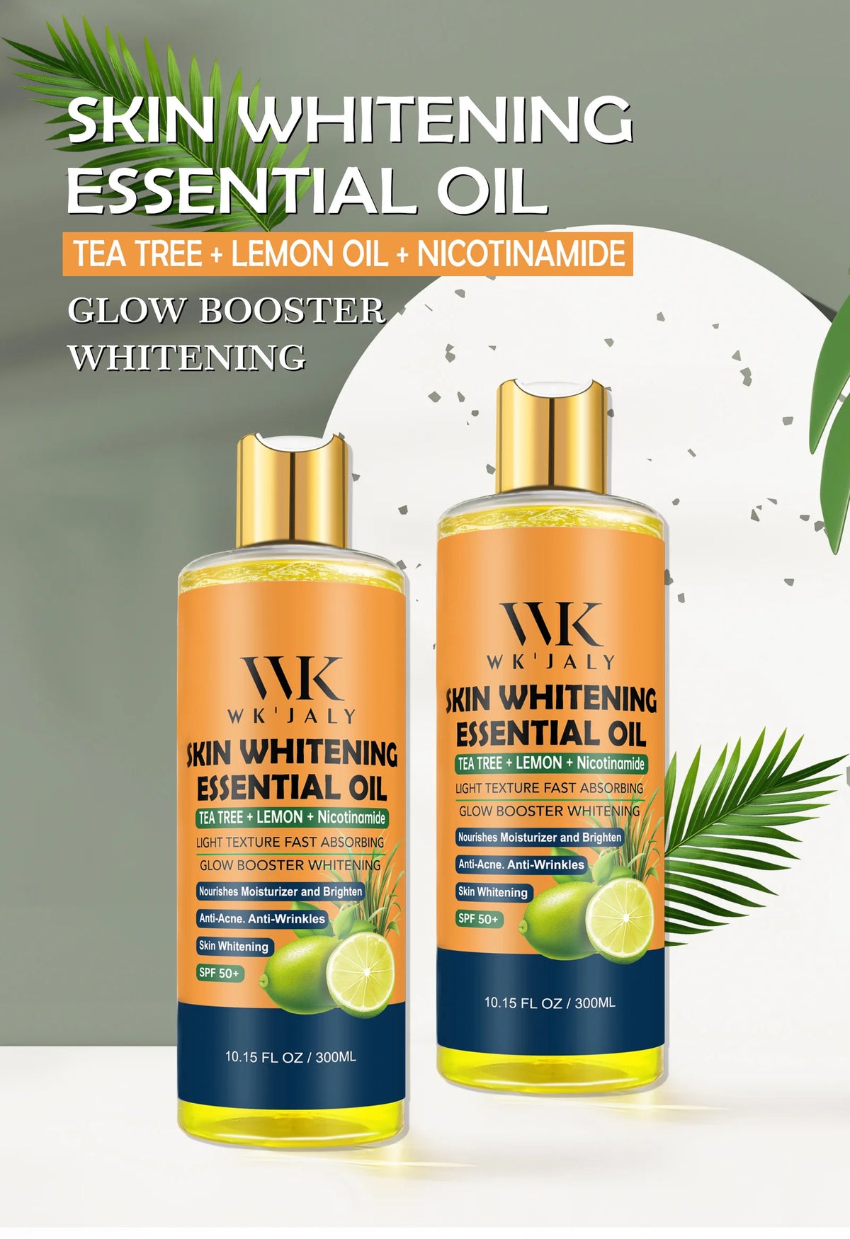 WK JALY Lightening Body Oil for Deep Moisturizing and Brightening