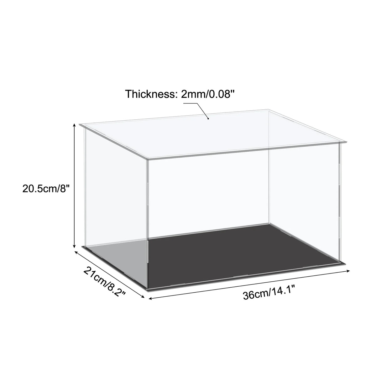 Assembled Acrylic Display Case For Collectible Figures