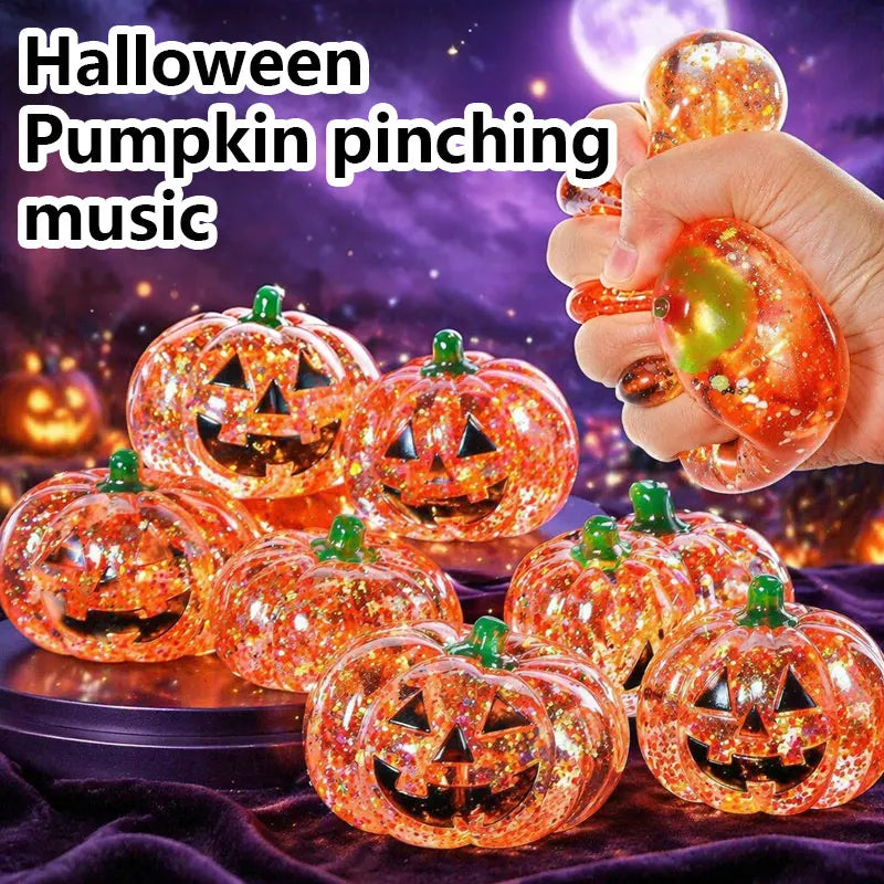 Halloween Pumpkin Squishy Toy Slow Rebound Stress Relief Ball