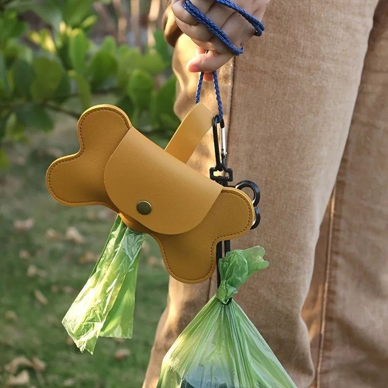 10 Pack Paw Print Dog Poop Bags Leak Proof Durable