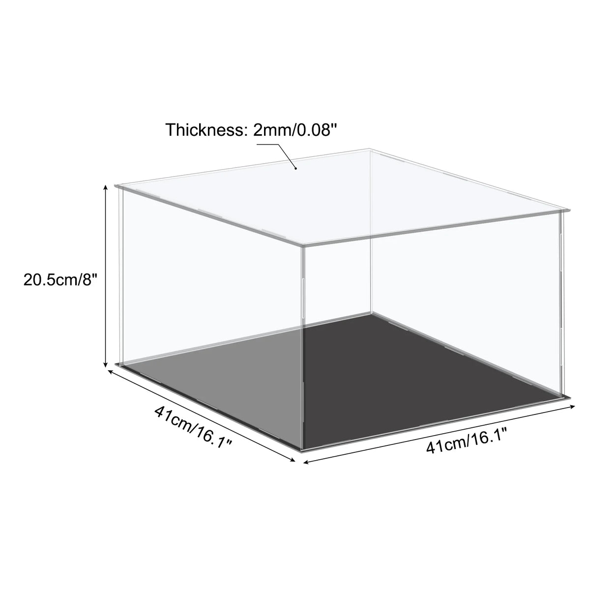 Assembled Acrylic Display Case For Collectible Figures