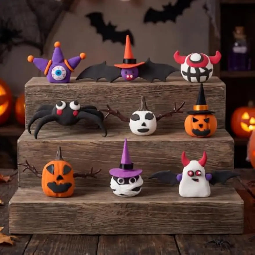 Joyfy Halloween Air Dry Clay Craft Kit For Kids Creative Fun