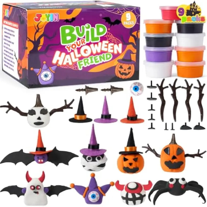 Joyfy Halloween Air Dry Clay Craft Kit For Kids Creative Fun