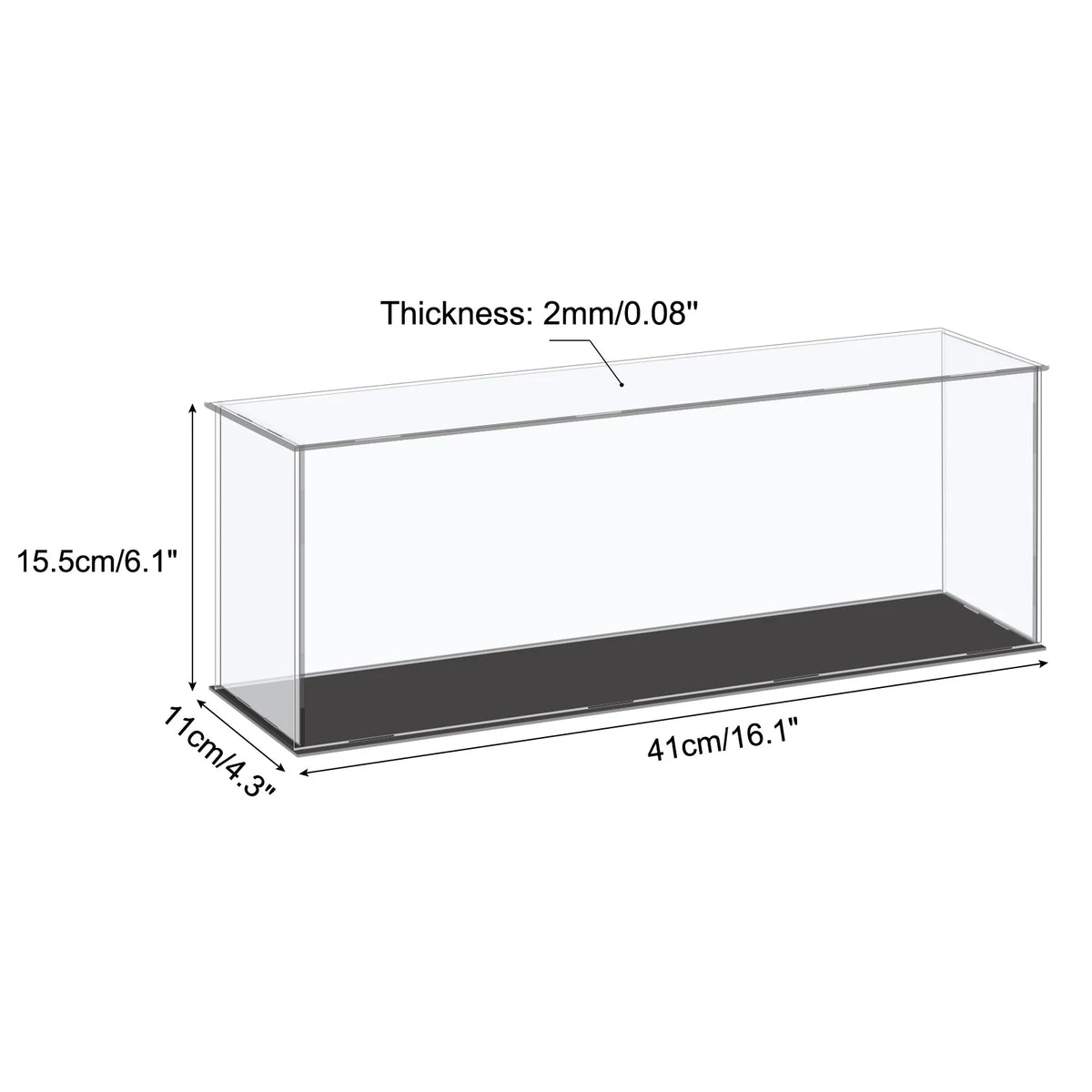 Assembled Acrylic Display Case For Collectible Figures