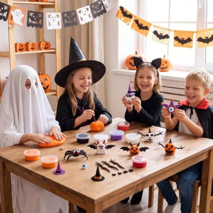 Joyfy Halloween Air Dry Clay Craft Kit For Kids Creative Fun