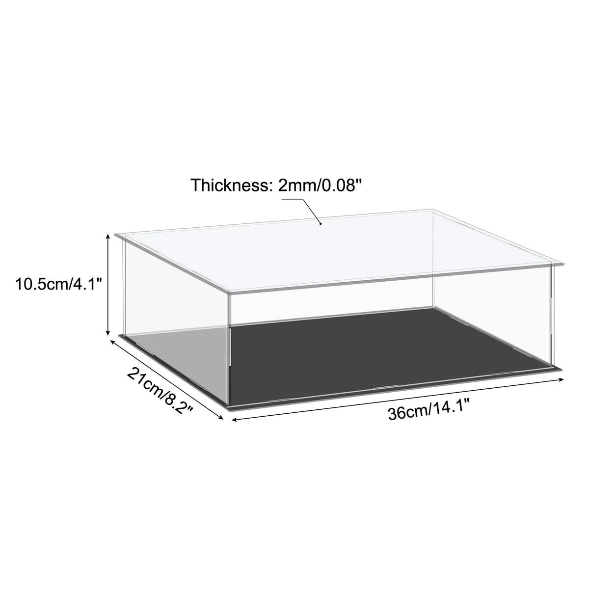 Assembled Acrylic Display Case For Collectible Figures