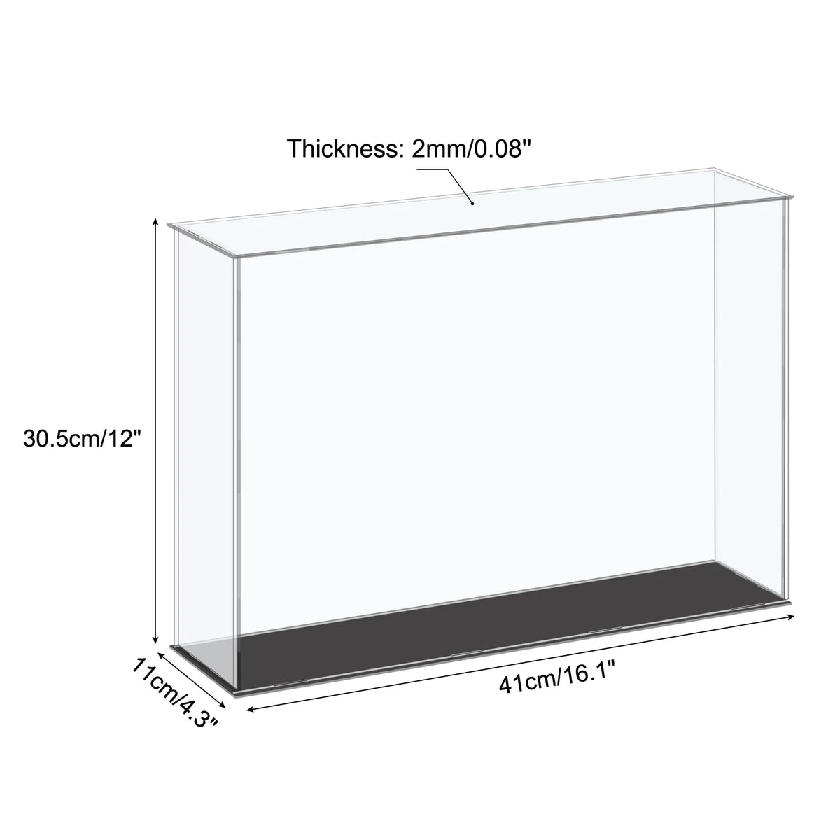 Assembled Acrylic Display Case For Collectible Figures