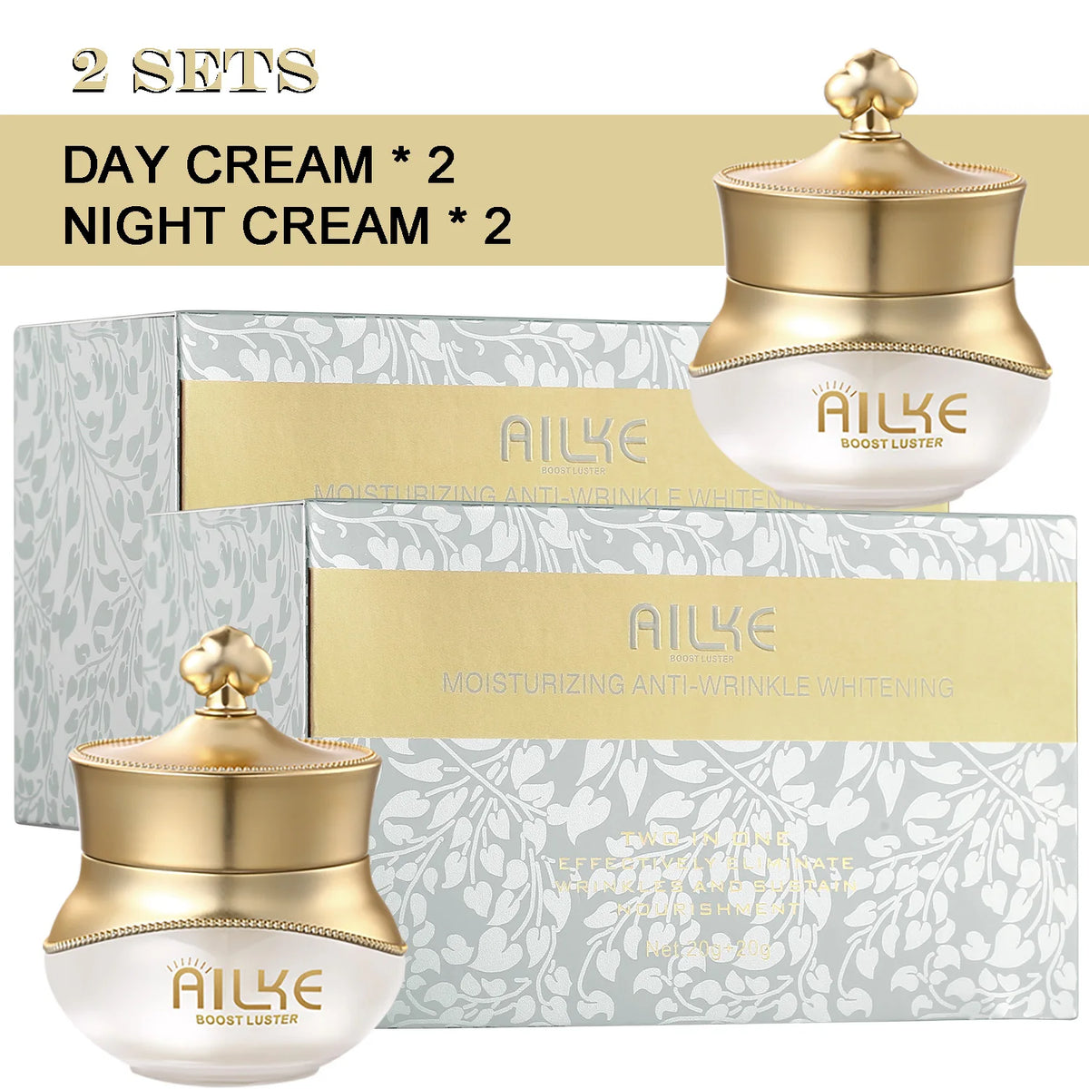 Ailke Whitening Face Care Set Moisturizing Anti Wrinkle Formula