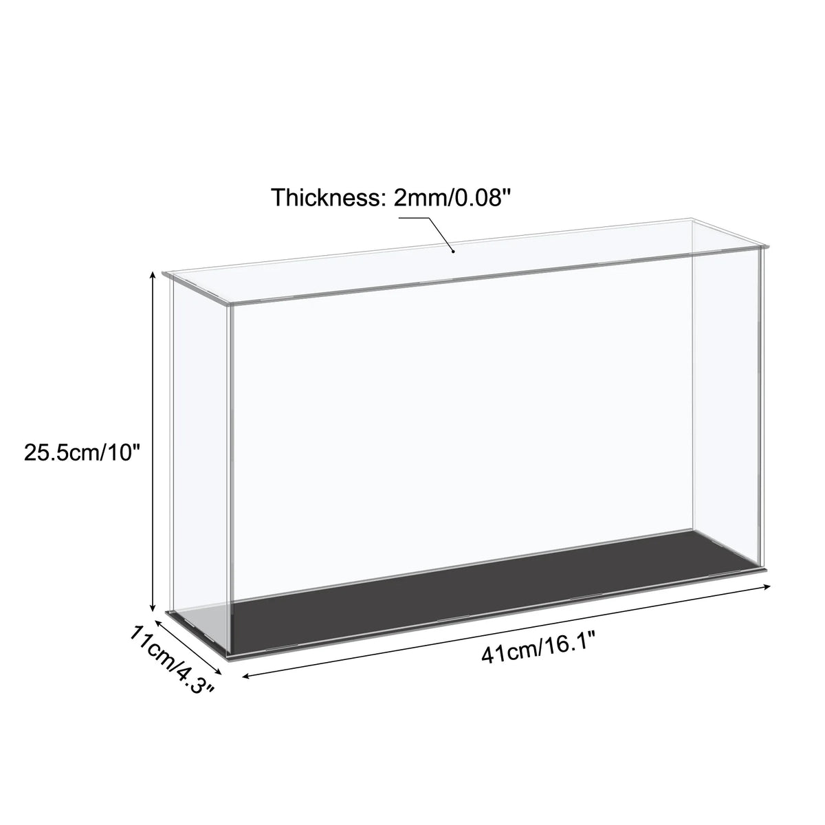 Assembled Acrylic Display Case For Collectible Figures