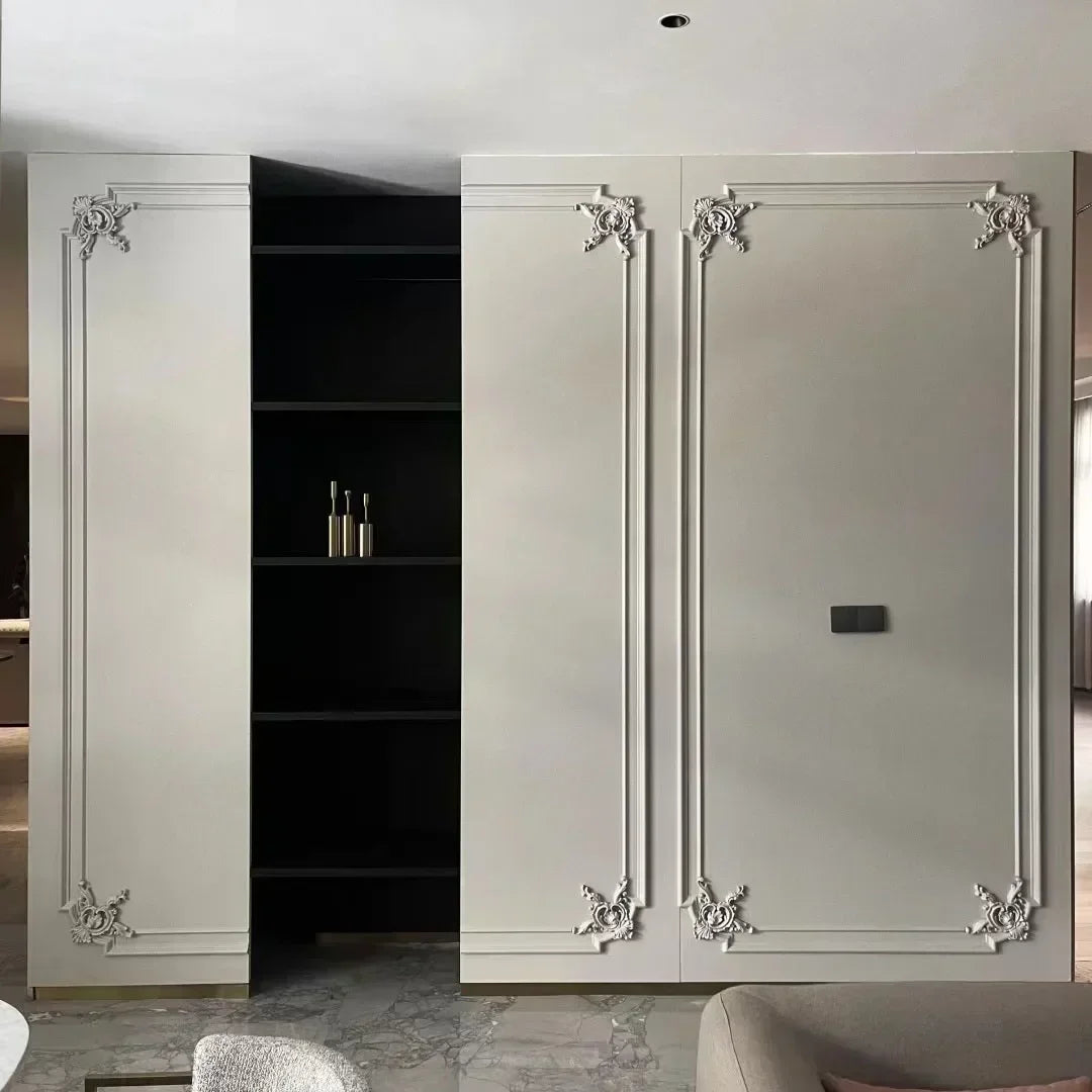 MaYupeT Wooden Corner Onlay Appliques for Furniture and Wall Decor