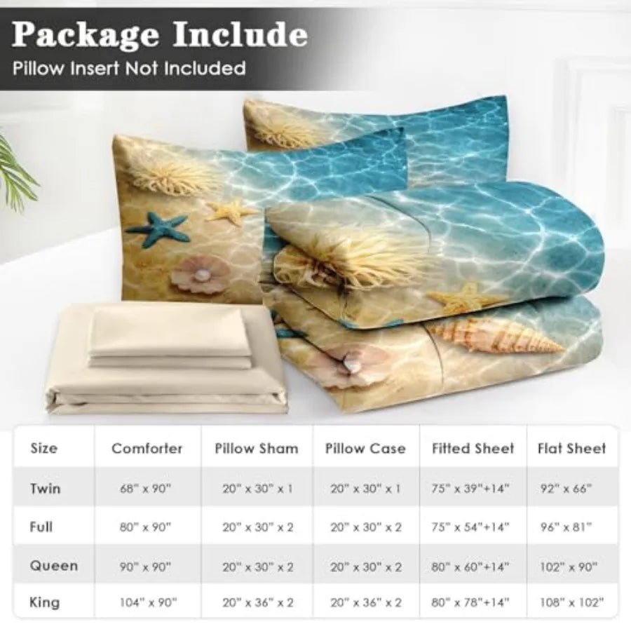 Premium Jacquard Comforter Set With Pillowcases And Shams