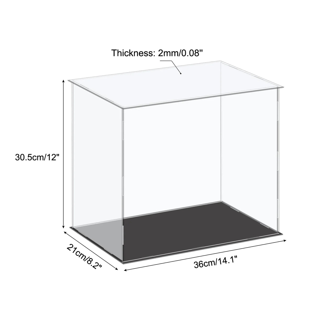 Assembled Acrylic Display Case For Collectible Figures