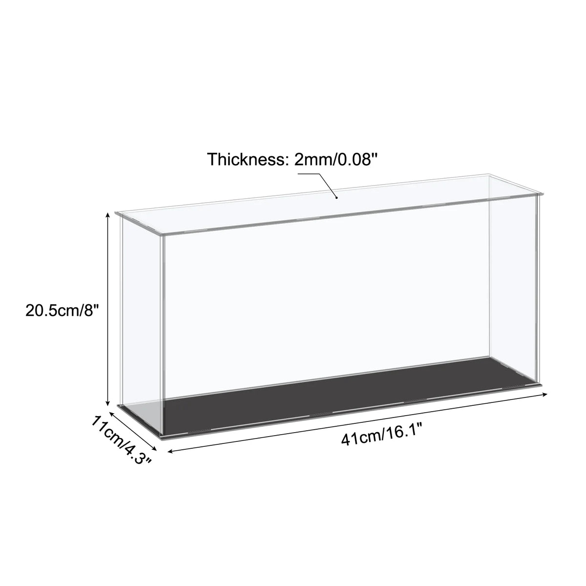 Assembled Acrylic Display Case For Collectible Figures