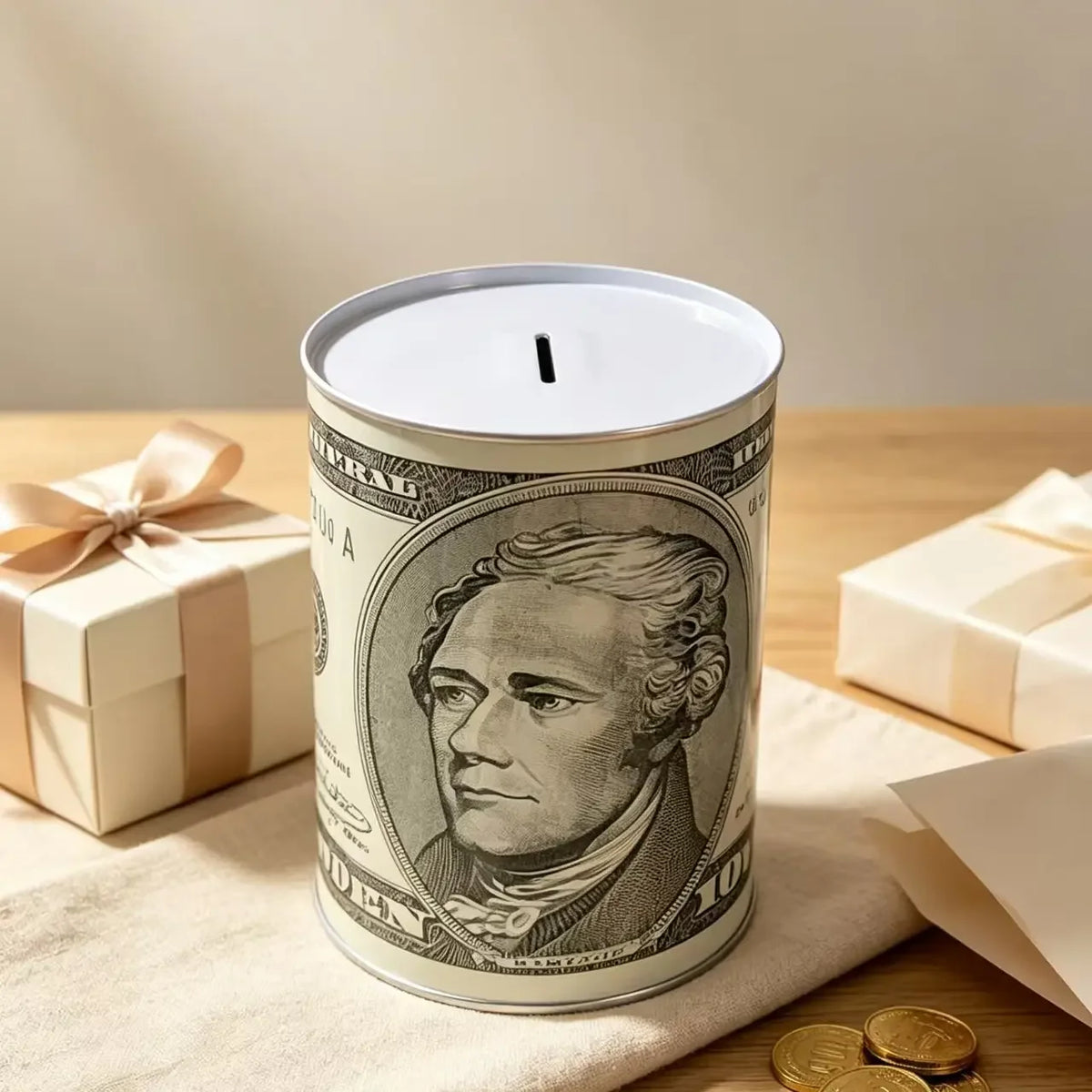 Premium Dollar Pattern Alloy Storage Tank With Matte Finish