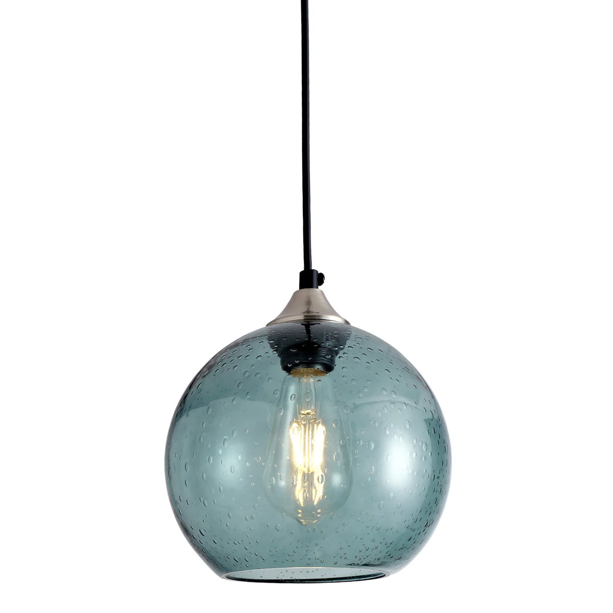 ARLGSITE Starry Night Pendant Light Bubble Glass And Adjustable Height