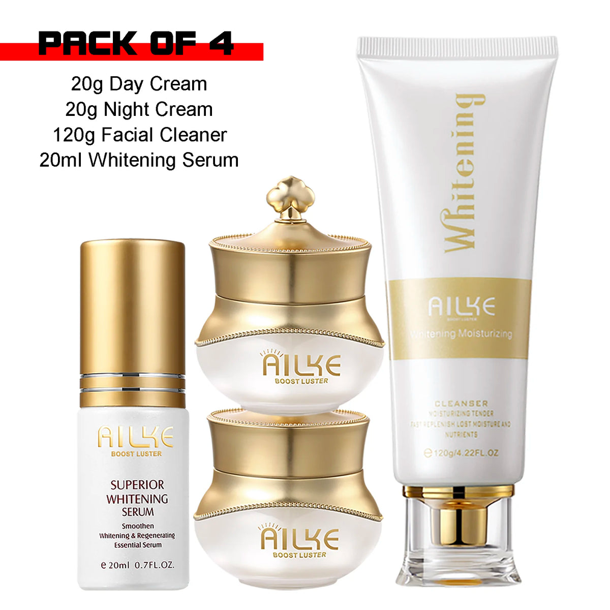 Ailke Whitening Face Care Set Moisturizing Anti Wrinkle Formula