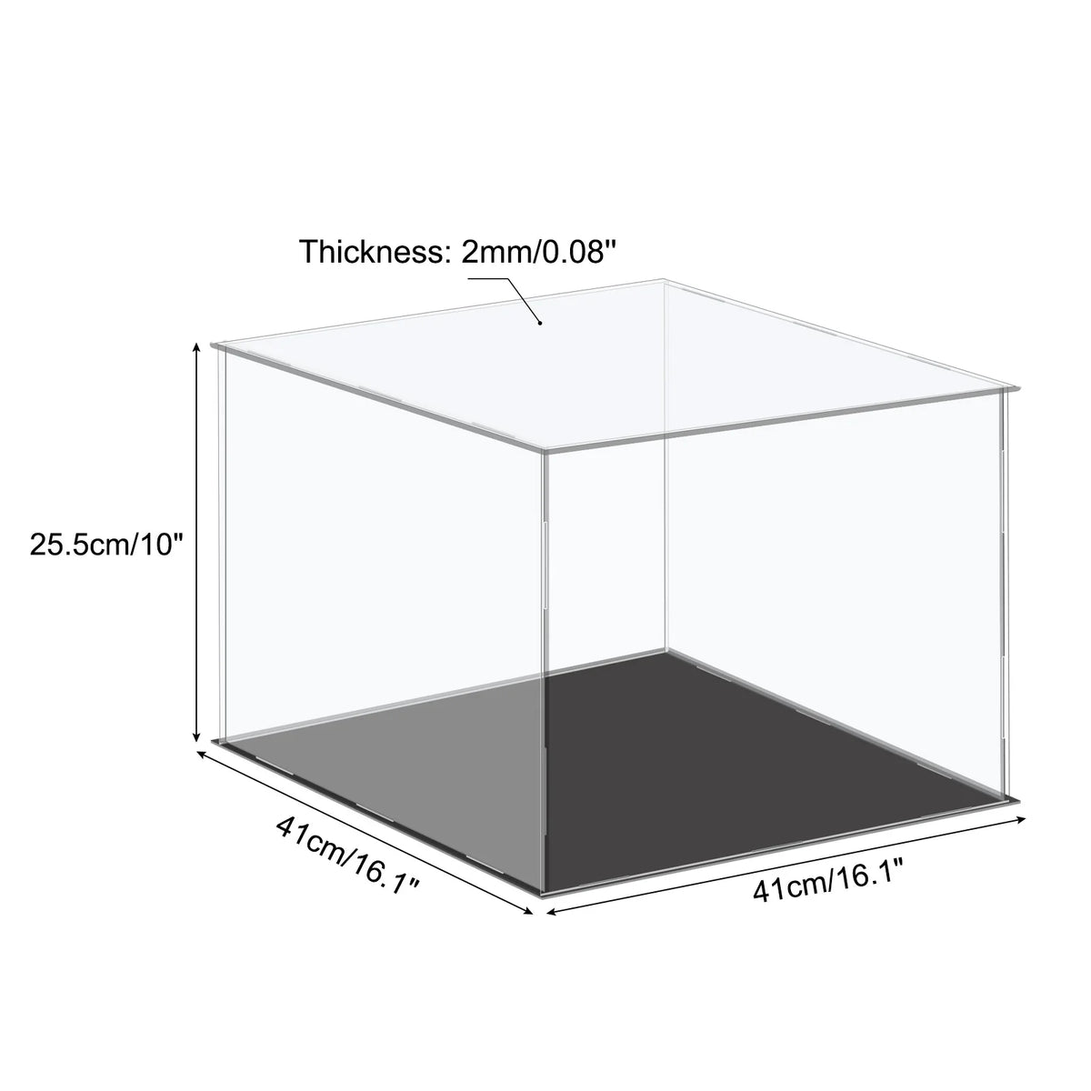 Assembled Acrylic Display Case For Collectible Figures