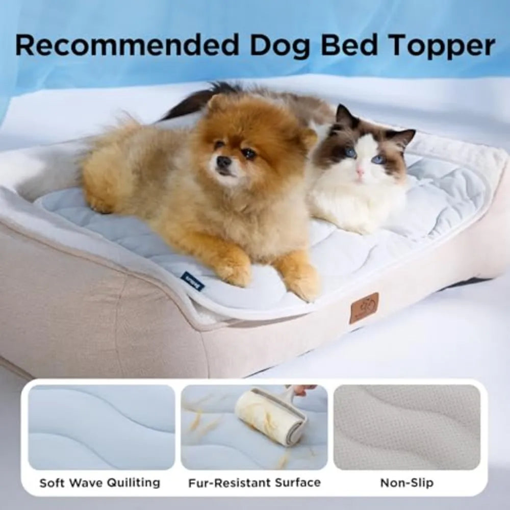 Washable Cooling Dog Mat With Qmax Breathable Fiber Design