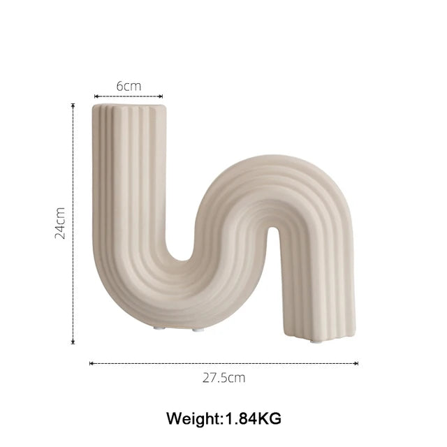 NORDICANDY Abstract Sculpture for Home and Office Decor