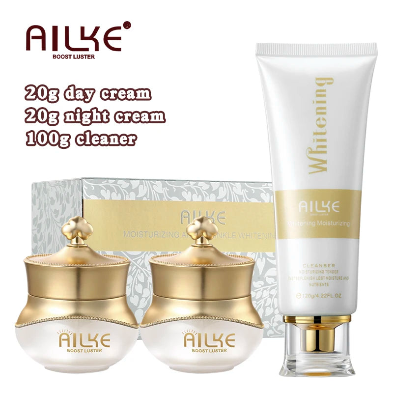 Ailke Whitening Face Care Set Moisturizing Anti Wrinkle Formula