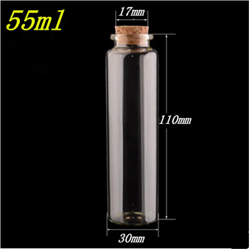 Jarvials Glass Bottles With Cork Craft Storage Jars