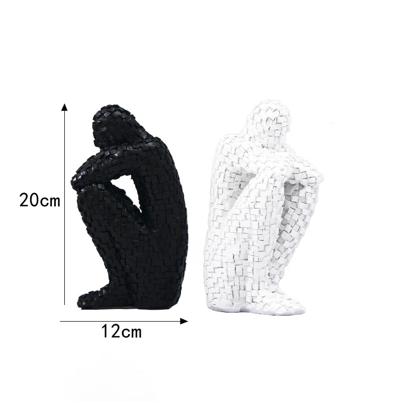NORDICANDY Abstract Sculpture for Home and Office Decor