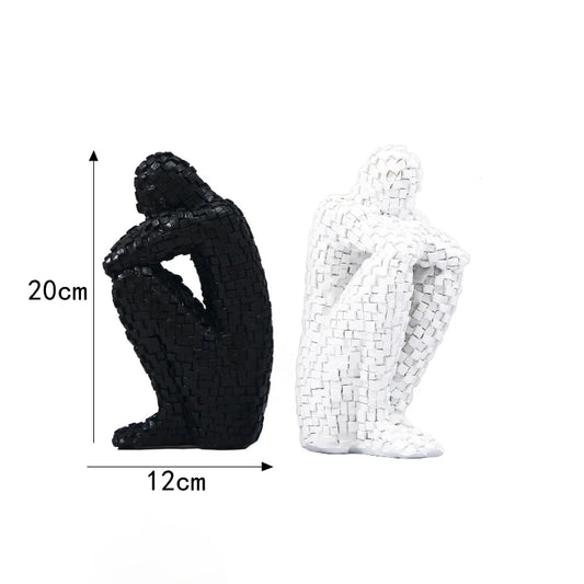 NORDICANDY Abstract Sculpture for Home and Office Decor