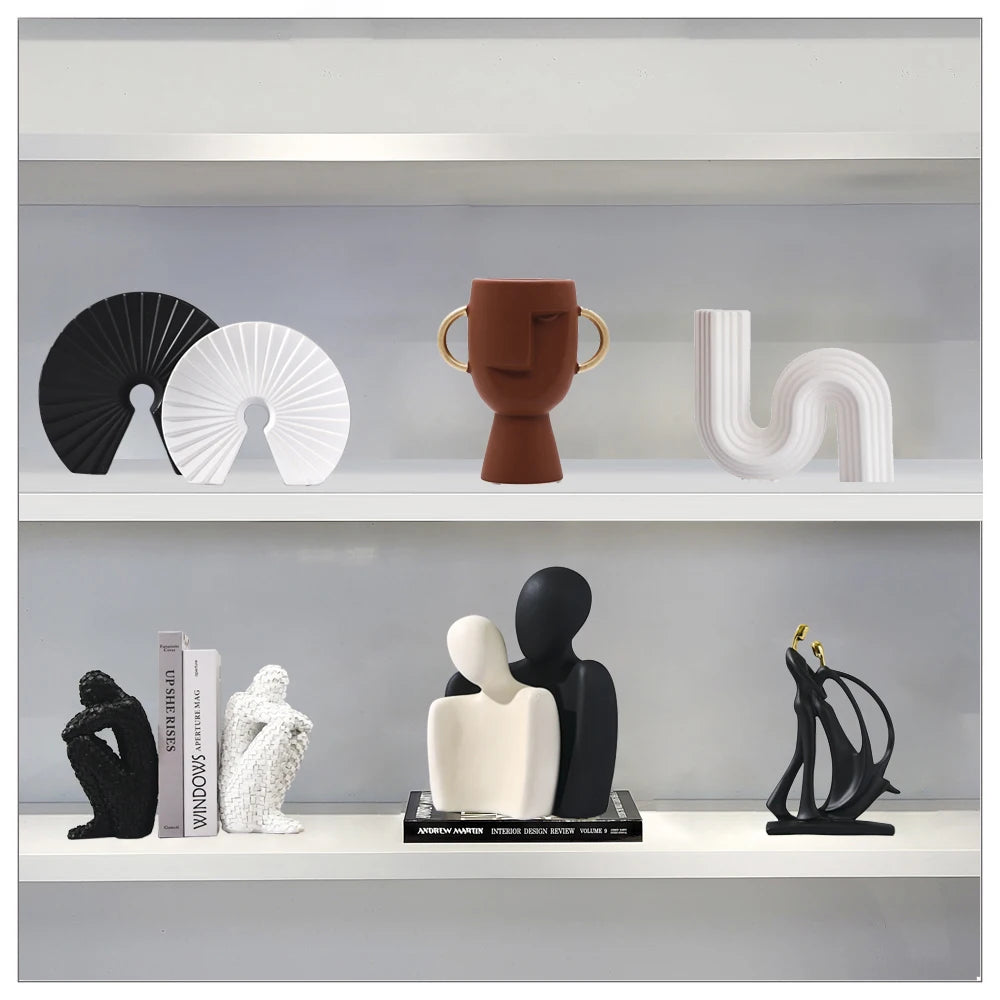 NORDICANDY Abstract Sculpture for Home and Office Decor